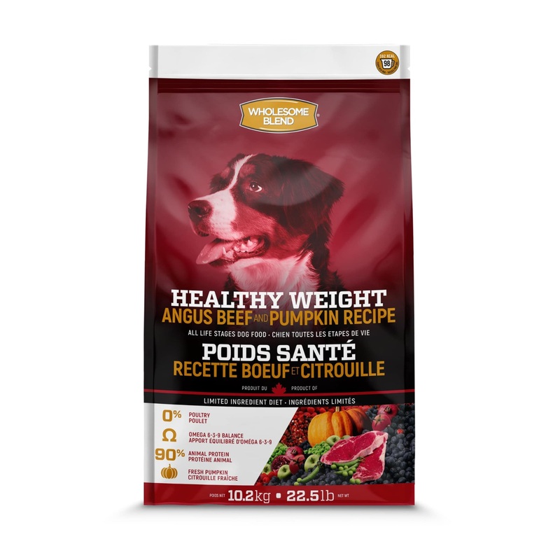Nourriture sche pour chiens TROUW NUTRITION WHOLESOME BLEND. Sans grains. Poids sant. Choix de formats.